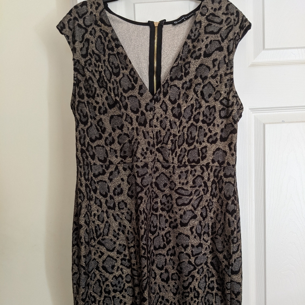 Black and Gold Party Dress